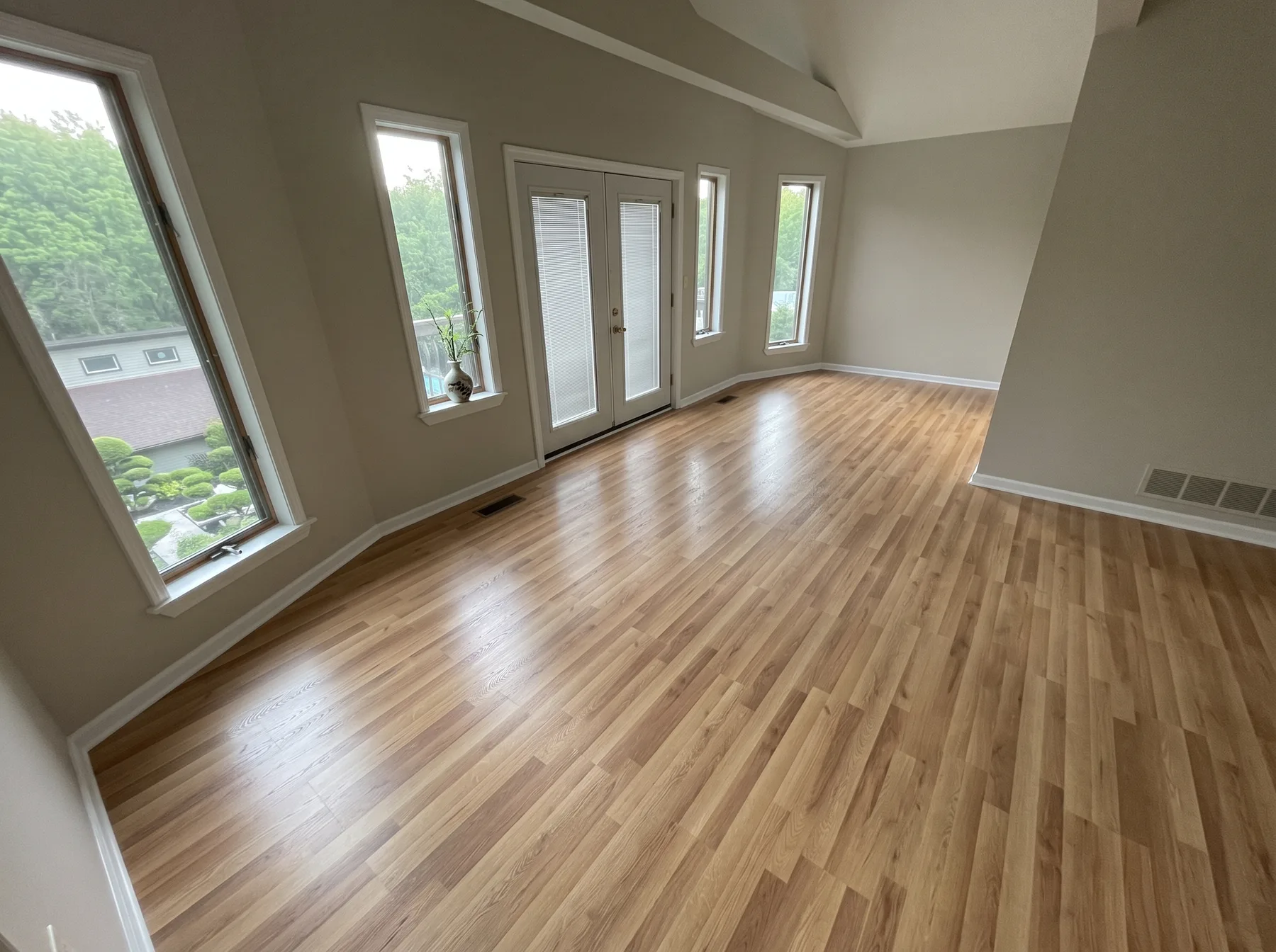 Carpet-to-Wood-Tone Flooring Update in Catasauqua
