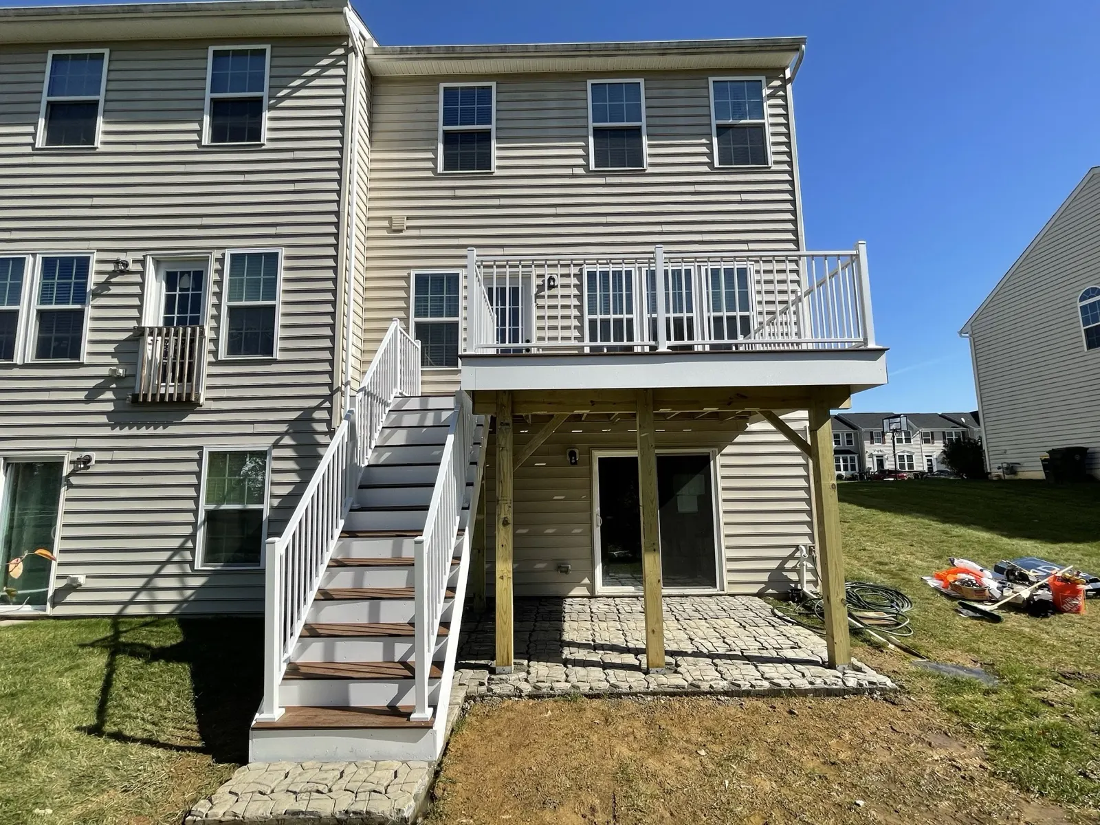 Elevated Deck and Stair Build in Macungie