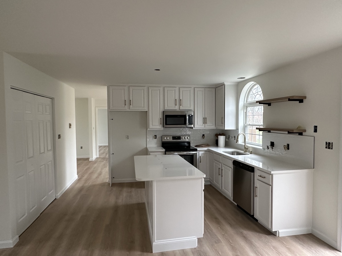 Bright White Kitchen Remodel