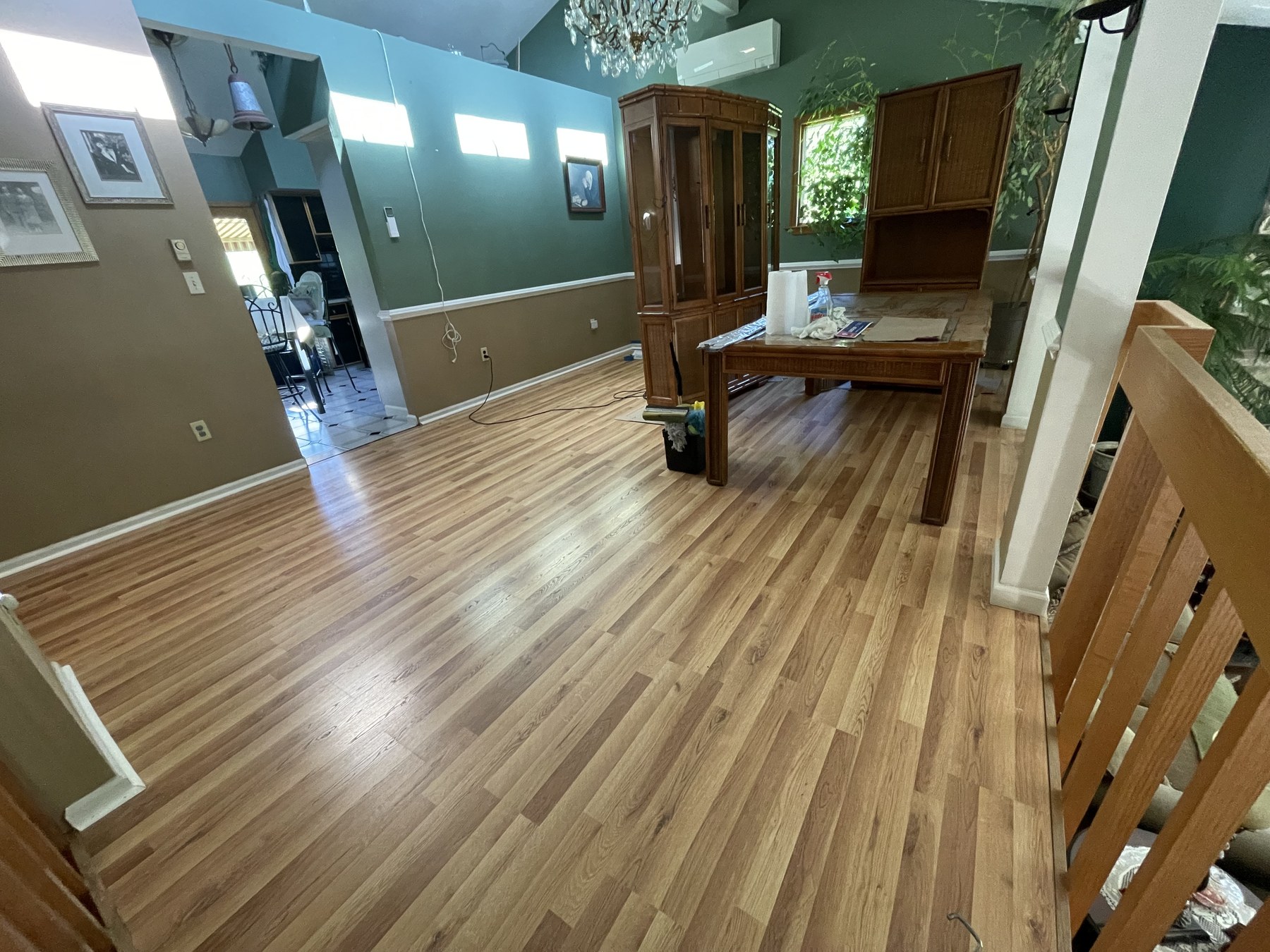 Carpet-to-Wood-Tone Flooring Update in Catasauqua
