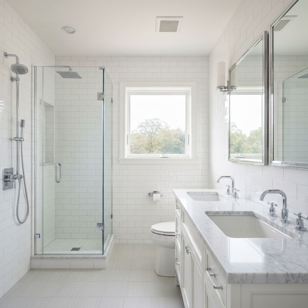 Tile shower bathroom remodel in Allentown, PA — Vene Construction