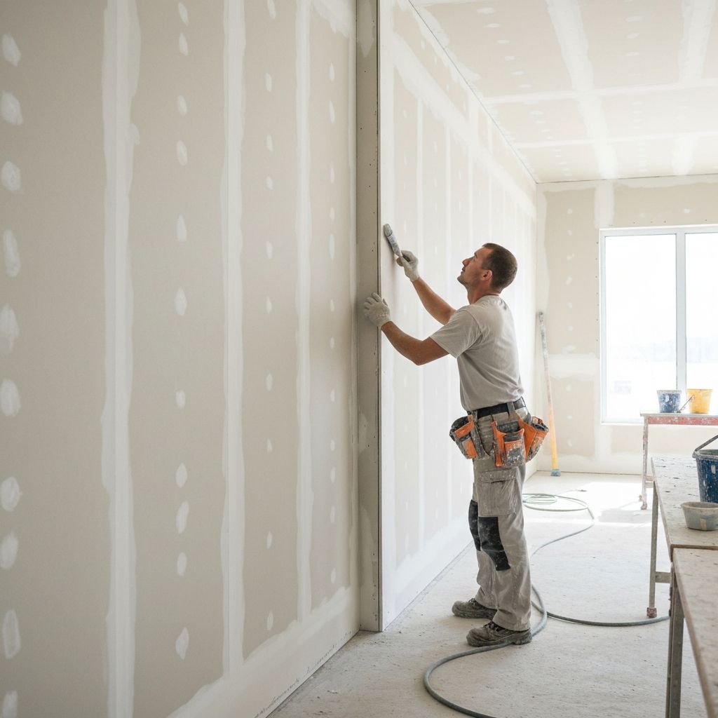 Level-5 drywall finish in a Lehigh Valley, PA home — Vene Construction